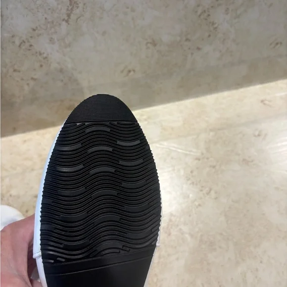 White Women's Knee-High Boots - Picture 3 of 4